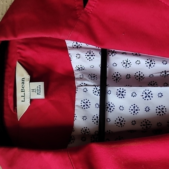 L L Bean women’s blazer IN RED SIZE 14 P - Picture 6 of 8